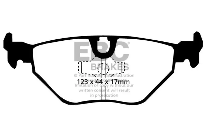 Ebc Rear Brake Pads Greenstuff 98-02 Bmw Z3 3.2 M Coupe 2