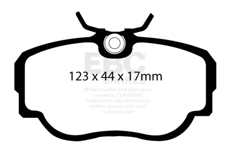 Ebc Redstuff Front Brake Pads For 83-85 Bmw 318 1.8 (E30) 2