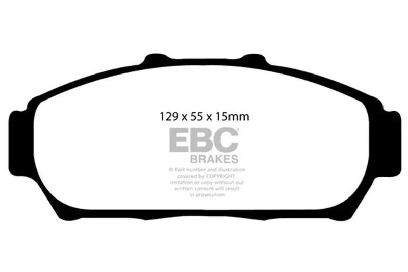 Ebc Redstuff Front Brake Pads For 94-01 Acura Integra 1.8 1