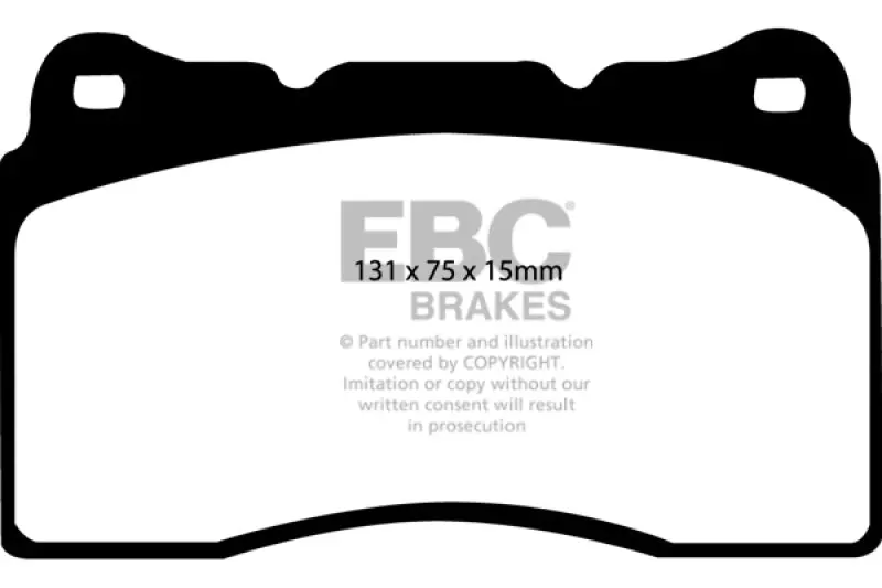 Ebc Ultimax2 Front Brake Pads (Brembo) For 04-08 Acura Tl 3.2 (Manual) 2