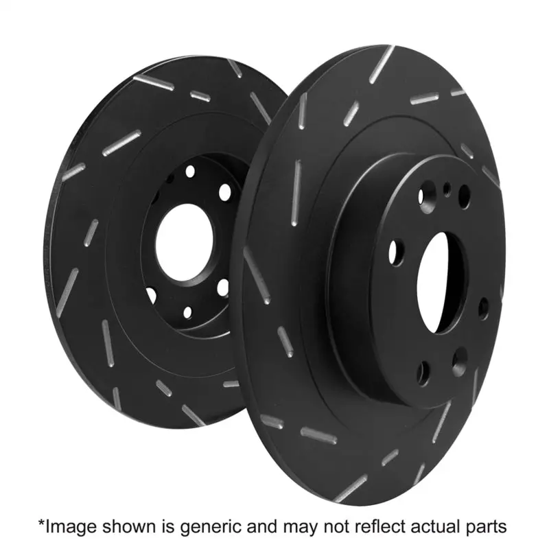 Ebc Usr Slotted Rear Rotors For 06-09 Ford Fusion 2.3 1
