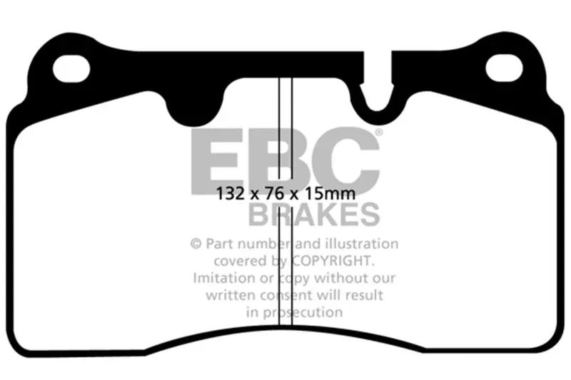 Ebc Yellowstuff Front Brake Pads 04-12 Aston Martin Db9 5.9 2