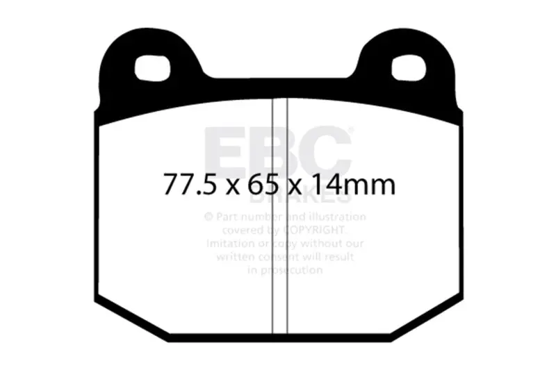 Ebc Yellowstuff Front Brake Pads For 08+ Lotus 2-Eleven 1.8 Supercharged 1