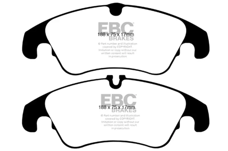 Ebc Yellowstuff Front Brake Pads For 09-11 Audi A4 2.0 Turbo 1