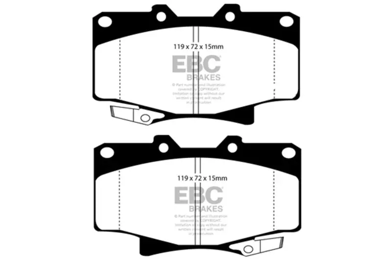 Ebc Yellowstuff Front Brake Pads For 96-97 Lexus Lx450 4.5 1