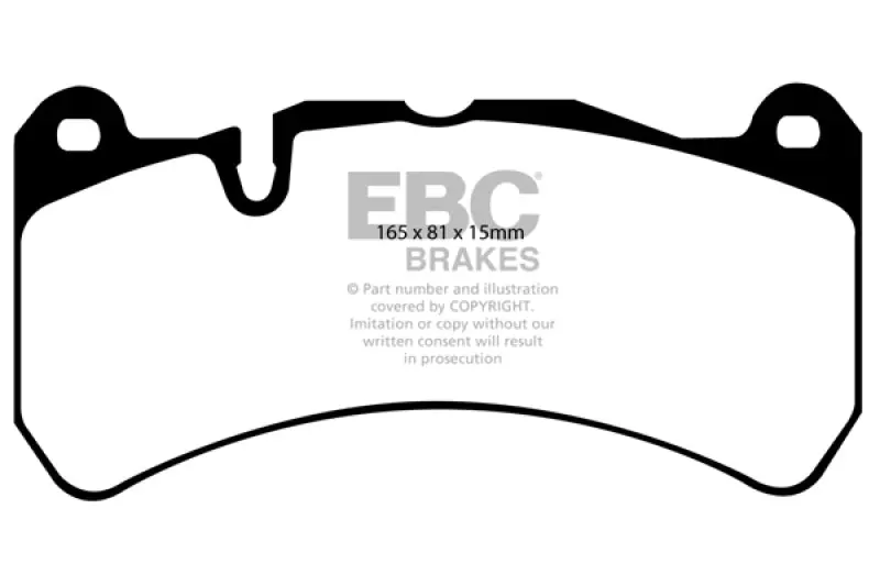 Ebc Yellowstuff Front Brake Pads For Ferrari 430 Scuderia 4.3 (07-08) 1