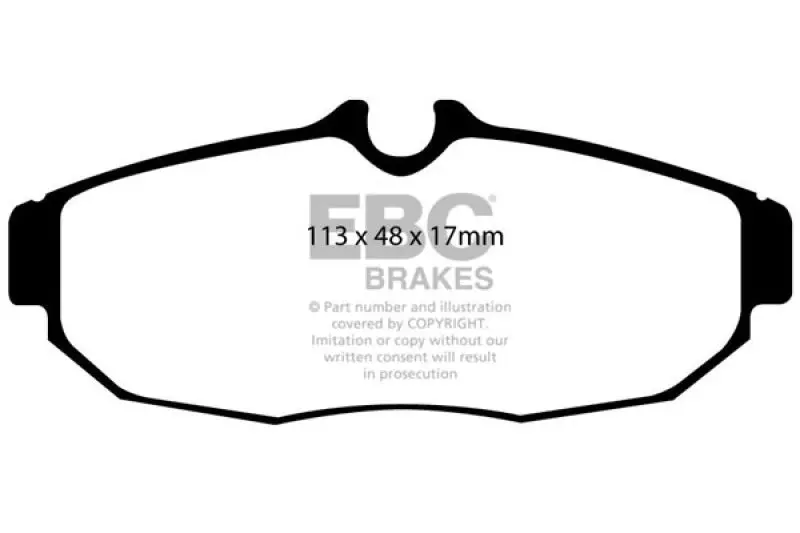 Ebc Yellowstuff Rear Brake Pads For 05-10 Ford Mustang 4.0 1