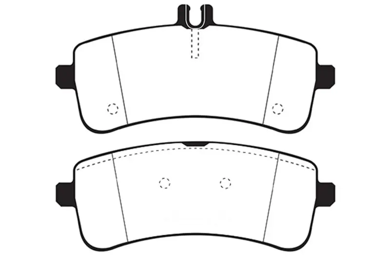 Ebc Yellowstuff Rear Brake Pads For 2015+ Mercedes-Benz C63 Amg (W205) 1