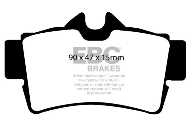 Ebc Yellowstuff Rear Brake Pads For 94-04 Ford Mustang 4.6 Cobra 2