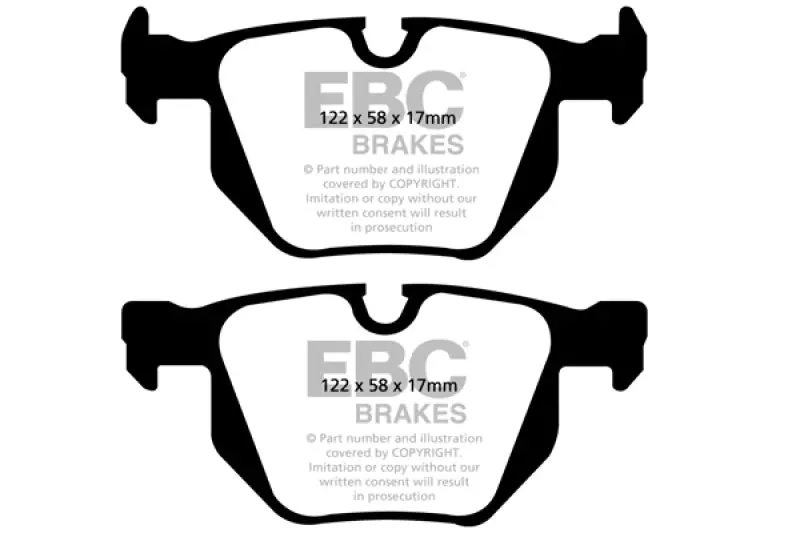 Ebc Yellowstuff Rear Brake Pads For Bmw X1 3.0 Turbo (35I) 13+ 2