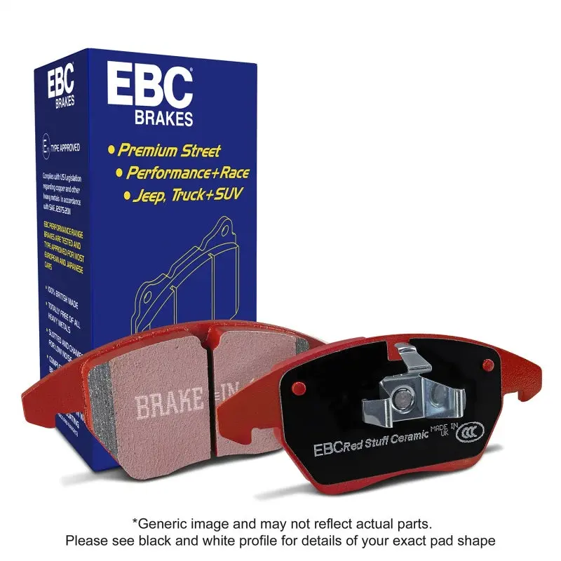 Ebc15-16 Mercedes-Benz C400(W205)3.0 Twinturbo 4-Maticredstuff Front Brake Pads 1