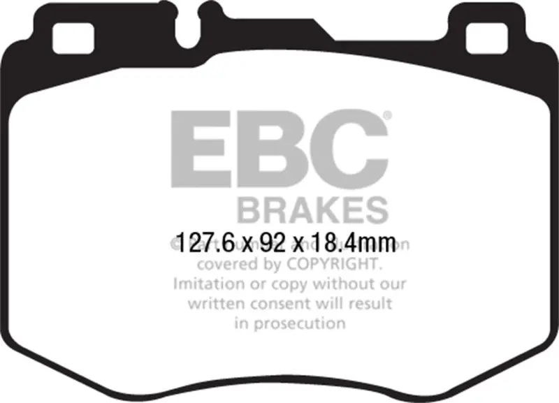 Ebc15-16 Mercedes-Benz C400(W205)3.0 Twinturbo 4-Maticredstuff Front Brake Pads 2