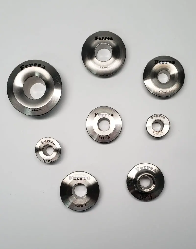Ferrea Double Spring 7 Deg Pro Cnc Titanium Retainer – Set Of 16 1