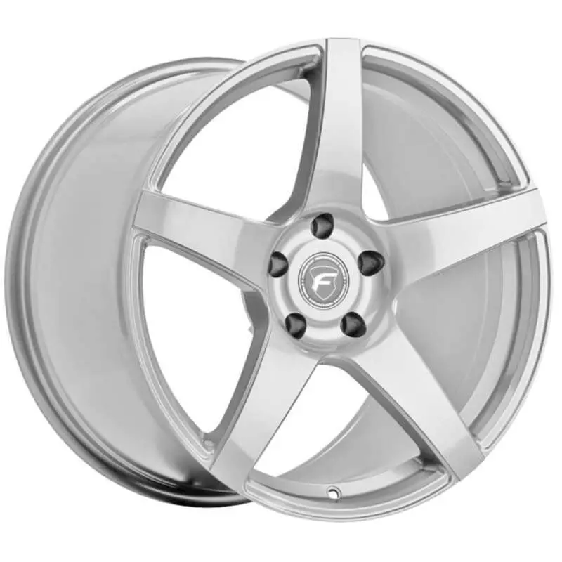 Forgestar Cf5 19X9.5 5X114.3 Bolt Pattern Et29 6.4 In. Backspace Gloss Silver Wheel 1
