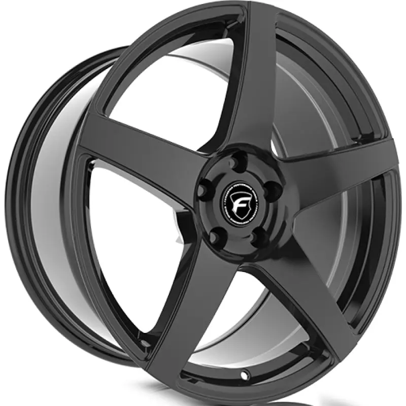 Forgestar Cf5 20X9.5 / 5X114.3 Bp / Et29 / 6.4 In. Bs Gloss Black Wheel (20X9.5 5X114.3 Et29 6.4In) 1