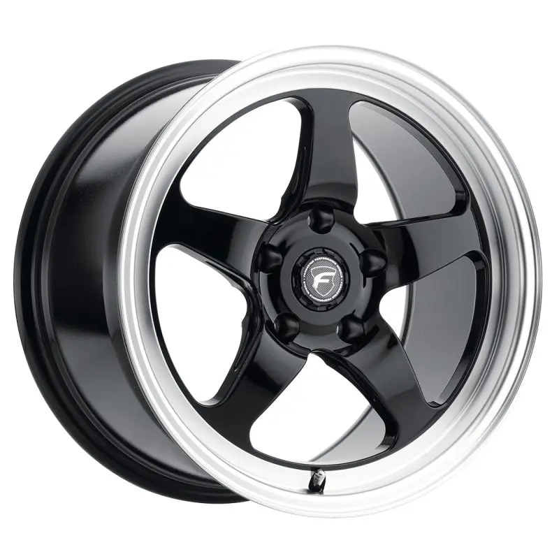 Forgestar D5 Drag 15X10 5X114.3 Bp Et50 7.5 In. Bs Gloss Black Wheel (15X10 5X114.3 Et50) 1