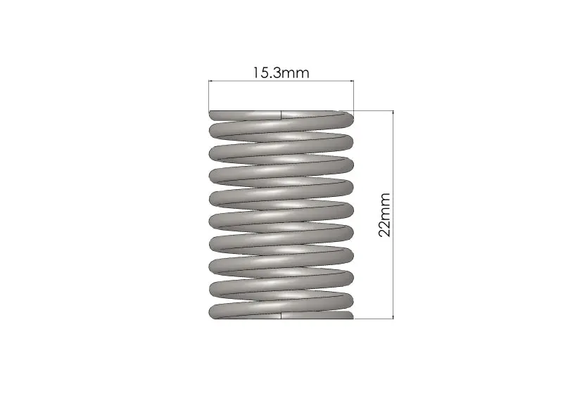 Gfb Dv+ Replacement Piston Spring For T9351-T9359 Valves 1