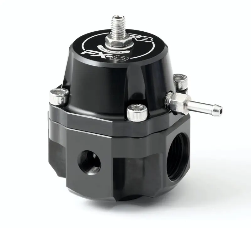 Go Fast Bits Fx-D Fuel Pressure Regulator High Flow Dual Gauge Ports An Fittings Not Included 1