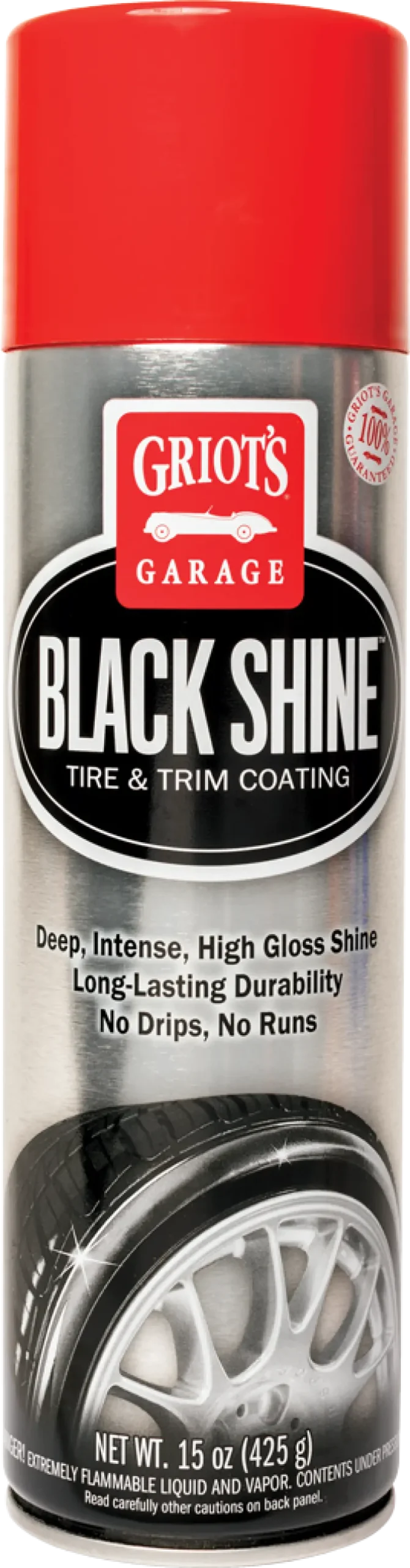 Griots Garage Black Shine Tire And Trim Coating 15Oz Aerosol 1
