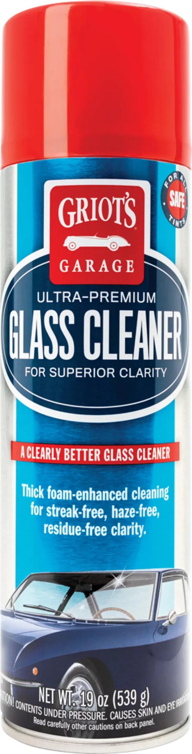 Griots Garage Foaming Glass Cleaner 19Oz Aerosol Spray 1