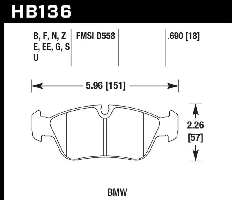 Hawk Performance Blue 9012 Race Front Brake Pads For 92-99 Bmw 318 Series 01-07 325 Series 98-00 328 Series 1