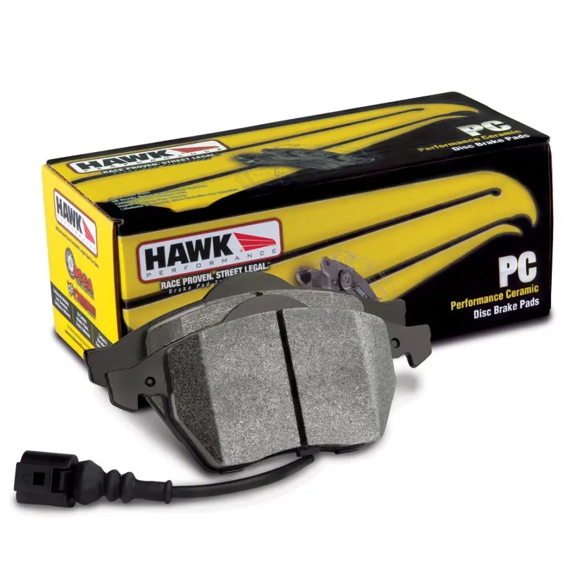 Hawk Performance Ceramic Street Rear Brake Pads For 20-21 Corvette C8 Z51 1