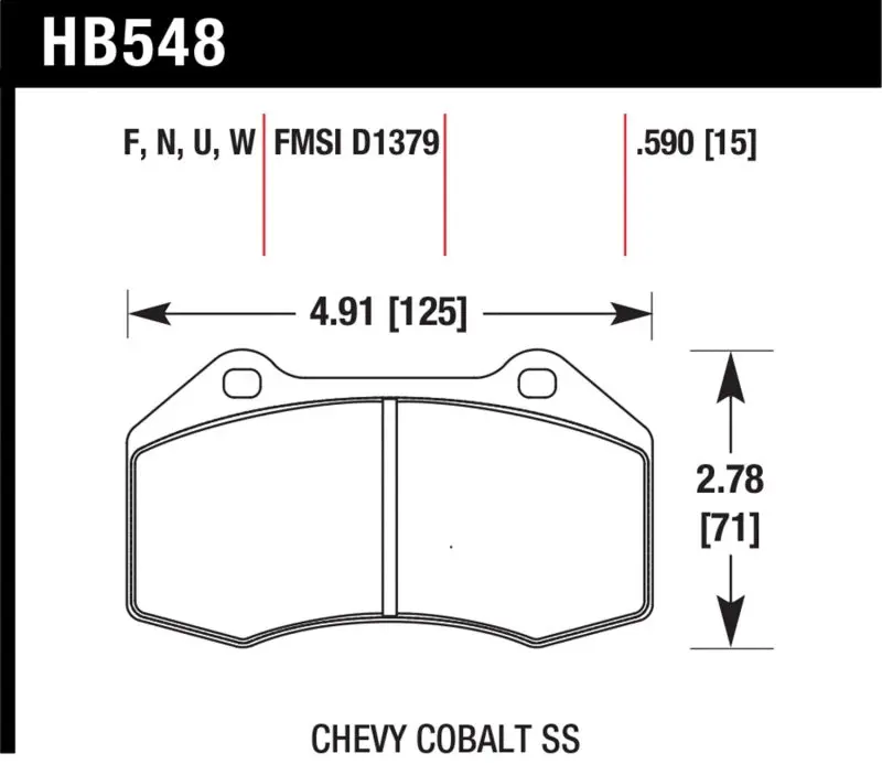Hawk Performance Dtc-60 Race Front Brake Pads For Renault Clio 1