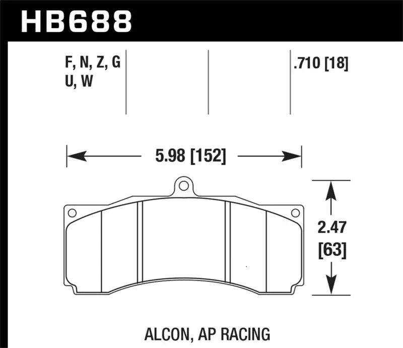 Hawk Performance Hps 5.0 Brake Pads For Enhanced Stopping Power 1