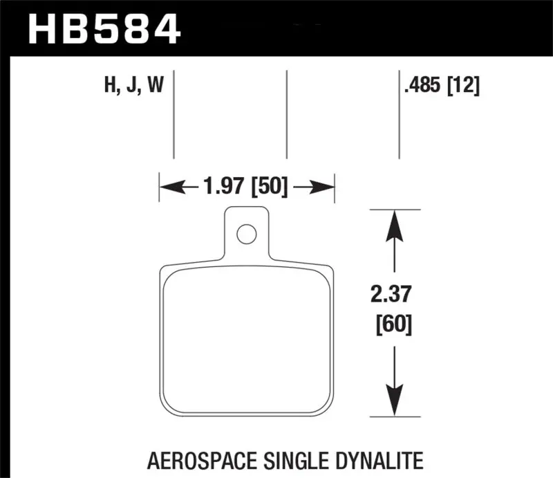 Hawk Performance Hps Street Brake Pads 12Mm Thickness 2