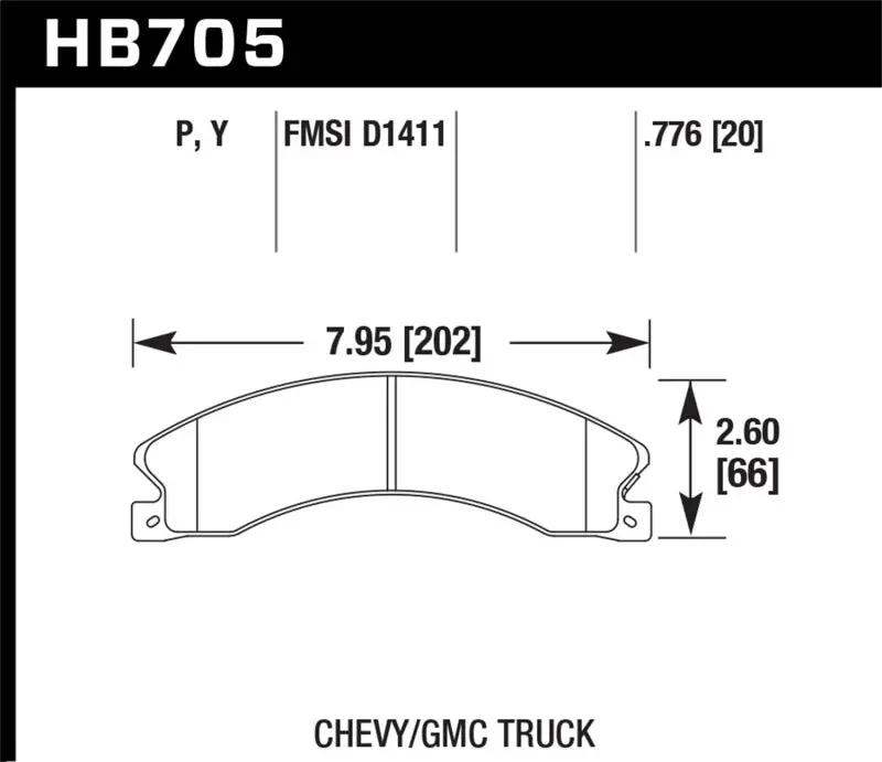 Hawk Performance Rear Lts Brake Pads For Chevy/Gmc Express Silverado Savana Sierra 15/25/35/4500 Superduty 2