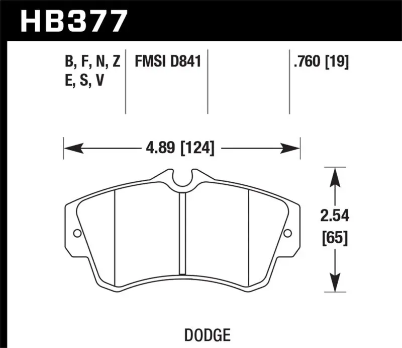 Hawk Performance Srt4 Hp+ Street Front Brake Pads For Chrysler Pt Cruiser 2001-2009 And Dodge Neon Srt-4 2003-2005 2