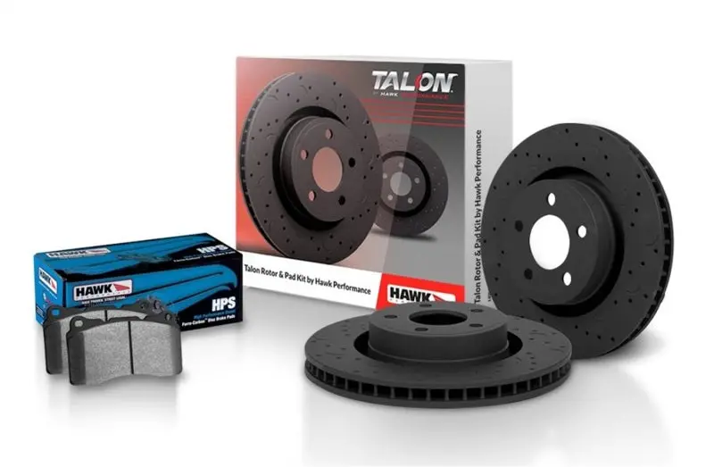 Hawk Talon Rotors Premium Brake Upgrade For 2013-2015 Acura Ilx And 2012-2013, 2015 Honda Civic Si 2