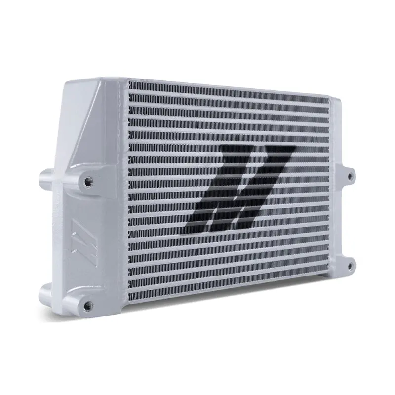 Heavy Duty Oil Cooler 10In Same Side Outlets Silver 1