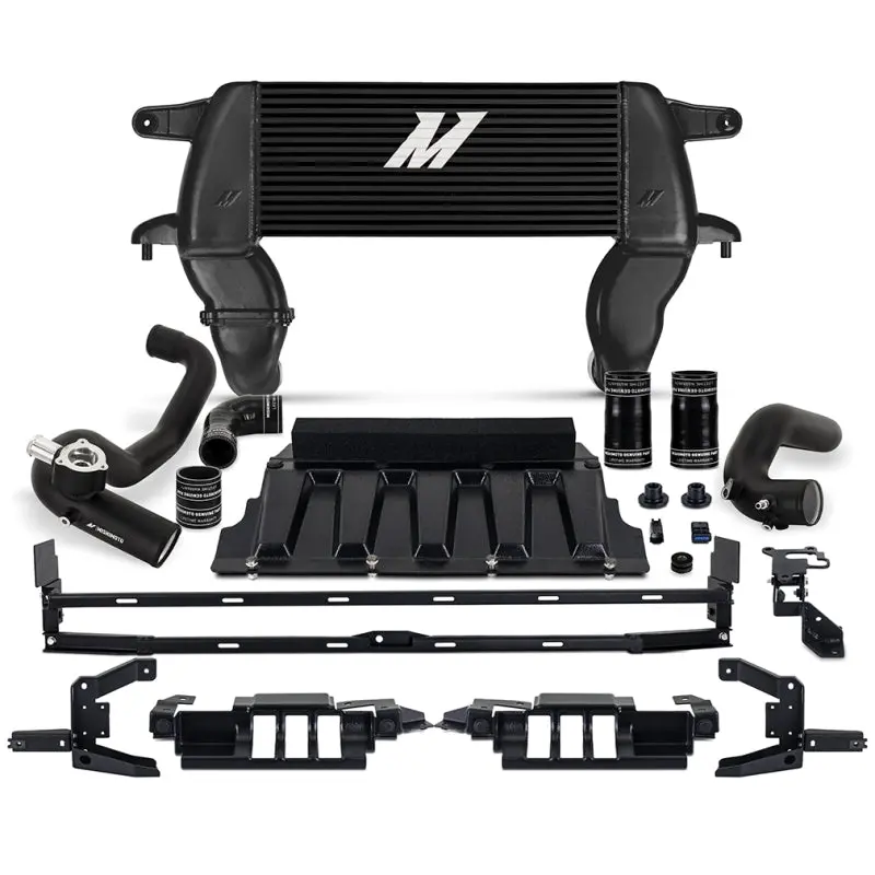 High Mount Intercooler Kit Bronco 2021 Up 2.3L Black Pipes 1