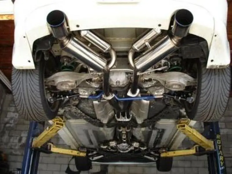 Hks Dual Hi-Power Ti Tip Catback Exhaust For 03-07 G35 1