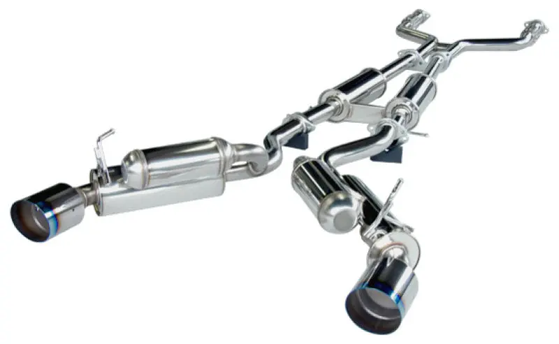 Hks Dual Hi-Power Ti Tip Catback Exhaust For 08-13 Infiniti G37 Coupe Sus304 No Coating 2