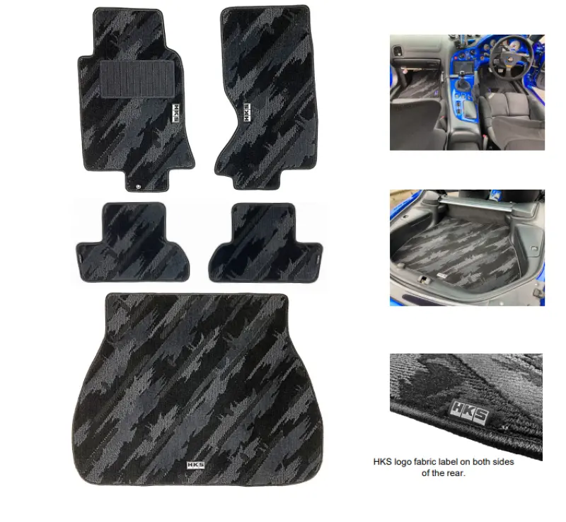 Hks Floor Mats Full Set For Fd3s Oct Lhd 1