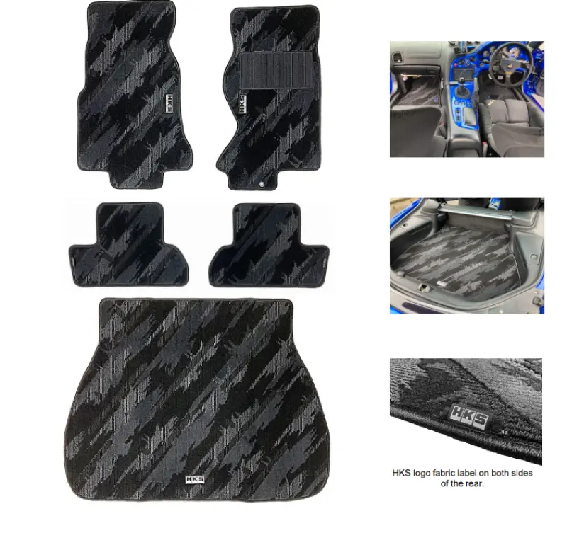 Hks Floor Mats Full Set For Fd3s Oct Rhd Vehicle 1