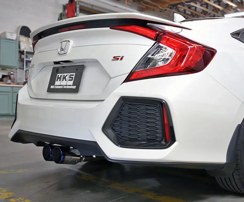 Hks Hi-Power Muffler Exhaust For Honda Civic Si Sedan (Fc) 17+ 2