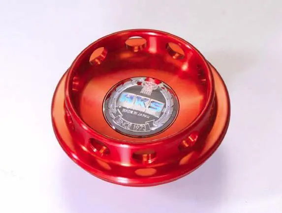Hks Oil Filler Cap For Nissan And Honda Vehicles (Red) 2