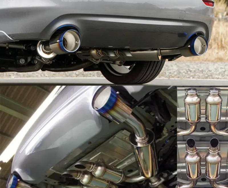Hks Q50 Vq37 Dual Hi-Power Titanium Tip Catback Exhaust 2