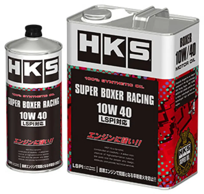 Hks Super Boxer Racing Oil 10W-40 4L - High Performance Engine Oil 1