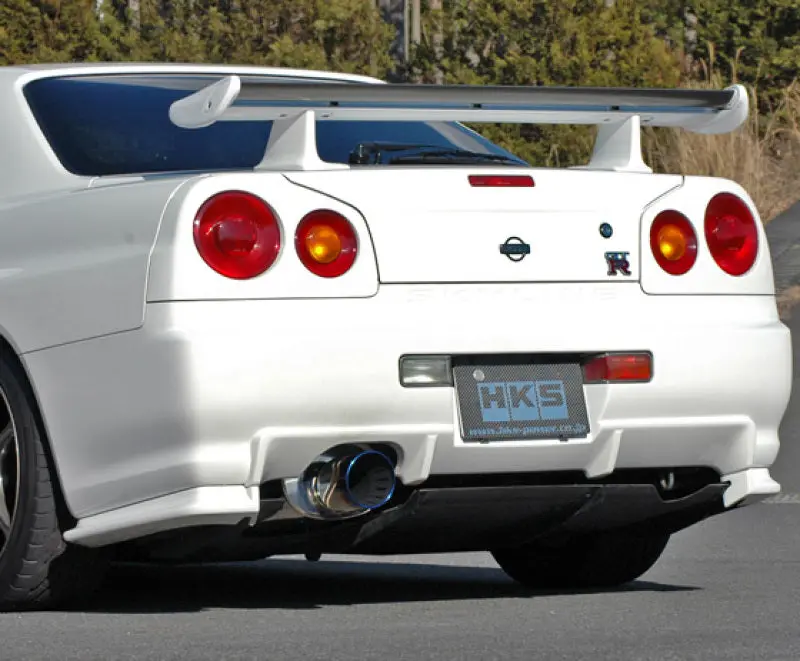 Hks Super Turbo Muffler For Bnr34 Rb26dett 2
