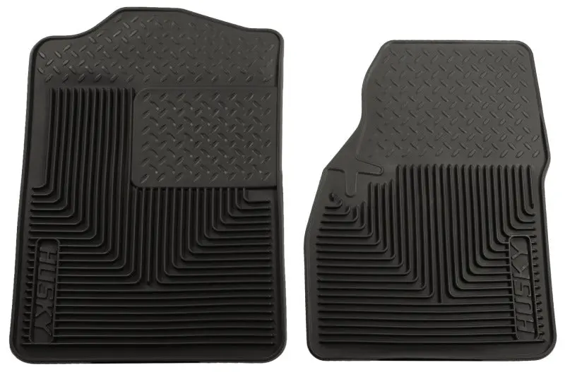 Husky Liners Heavy Duty Black Front Floor Mats - 94-01 Dodge Ram 1500/2500/3500/80-96 Ford Bronco 1