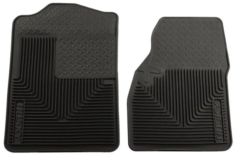 Husky Liners Heavy Duty Black Front Floor Mats - 94-01 Dodge Ram 1500/2500/3500/80-96 Ford Bronco 2