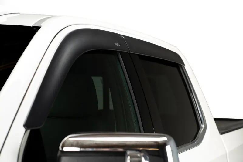 Husky Liners Low Profile Ventvisor Matte Black 4 Piece Abs Rain Guard For 15-25 Chevrolet Colorado Gmc Canyon Cc 1