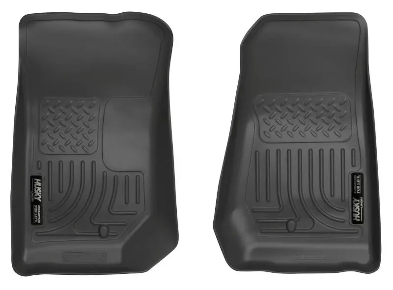 Husky Liners Weatherbeater Black Floor Liners For 07-12 Jeep Wrangler 1