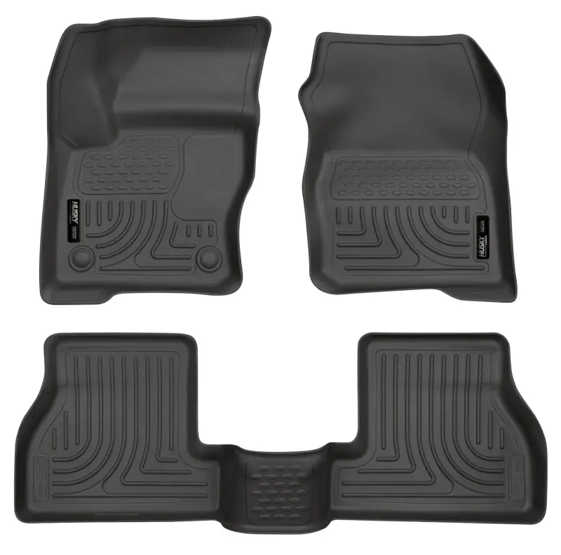 Husky Liners Weatherbeater Black Floor Liners For 2012 Ford Focus (4Dr/5Dr) 1
