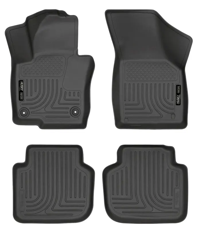 Husky Liners Weatherbeater Black Floor Liners For 2012 Volkswagen Passat 1