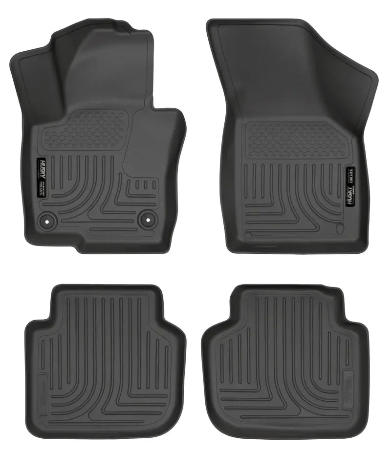 Husky Liners Weatherbeater Black Floor Liners For 2012 Volkswagen Passat 2